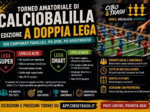 Tornei di calciobalilla a torino edizione doppia lega
