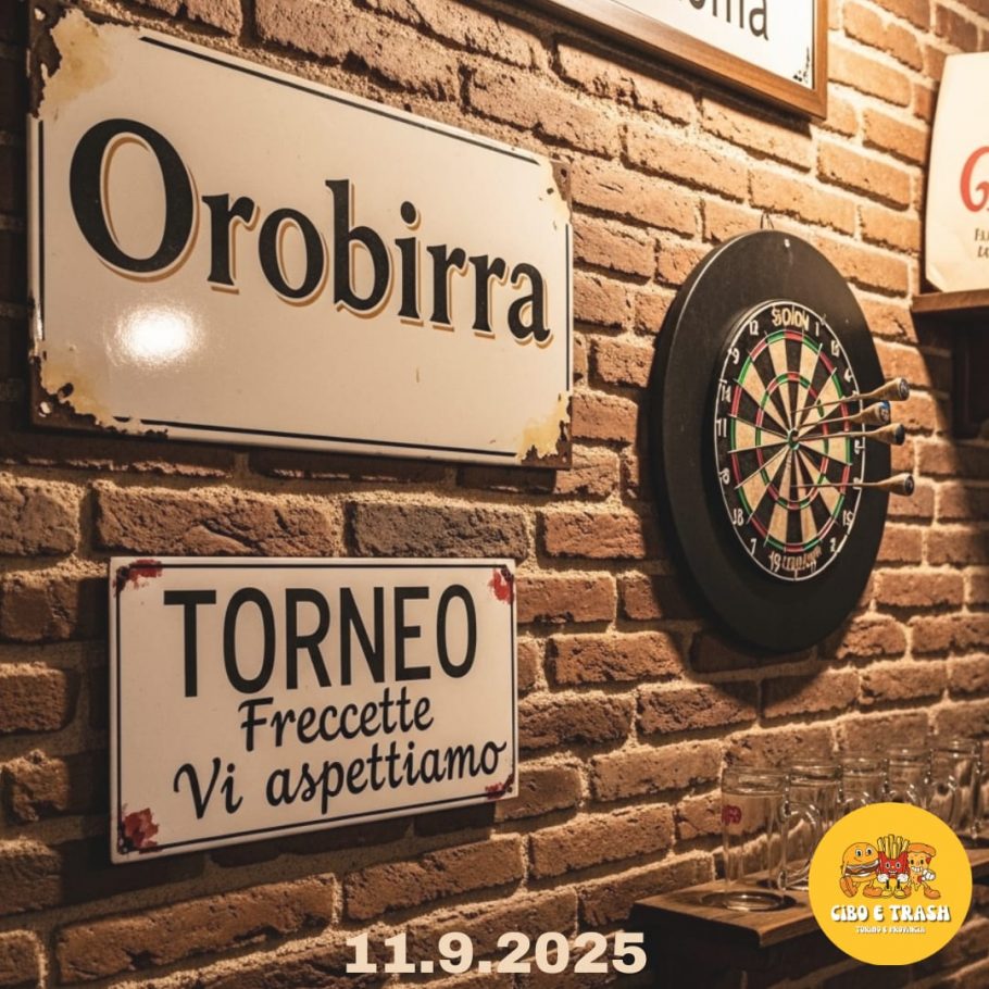 Torneo di freccette - orobirra by cibo&trash