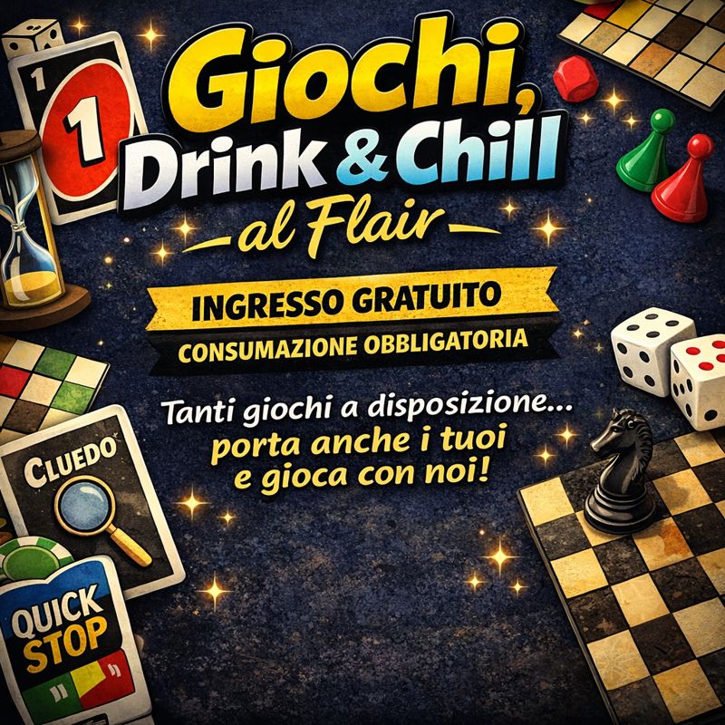 Serata a torino giochi drink | Cibo&Trash